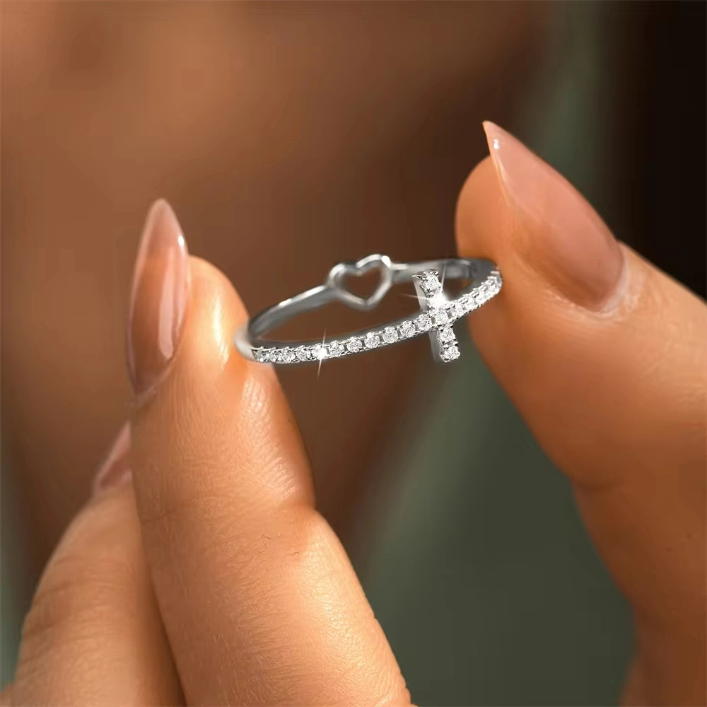 RF0001XQ-custom-silver-zircon-eternity-heart-cross-ring-for-women-engagement-Wholesale-Jewelry-Manufacturer-Atjuly-Jewelry