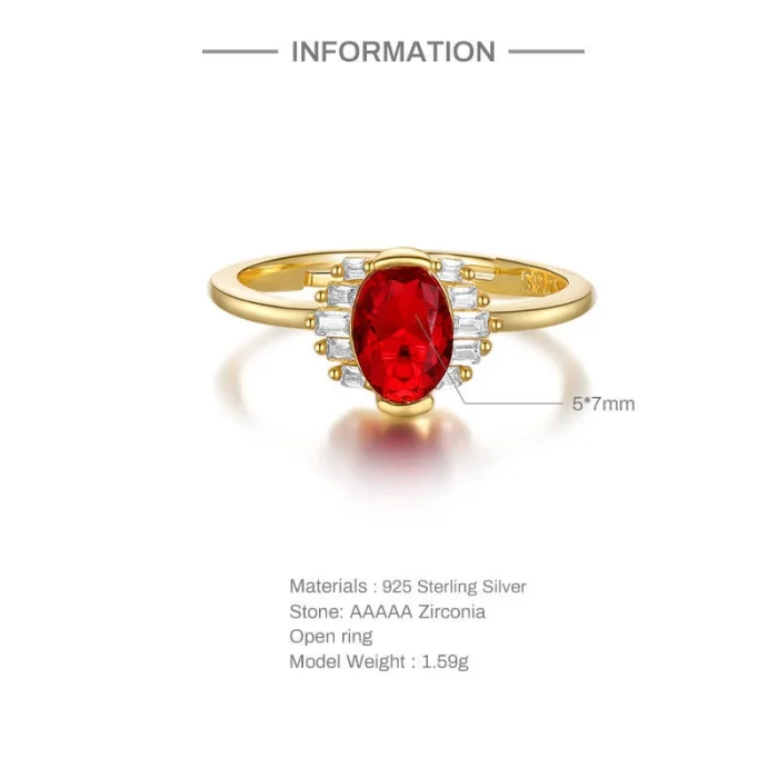 RF0016-s925-sterling-silver-baguette-rose-red-egg-shape-ruby-ring-Wholesale-Jewelry-Suppliers-Atjuly-Jewelry