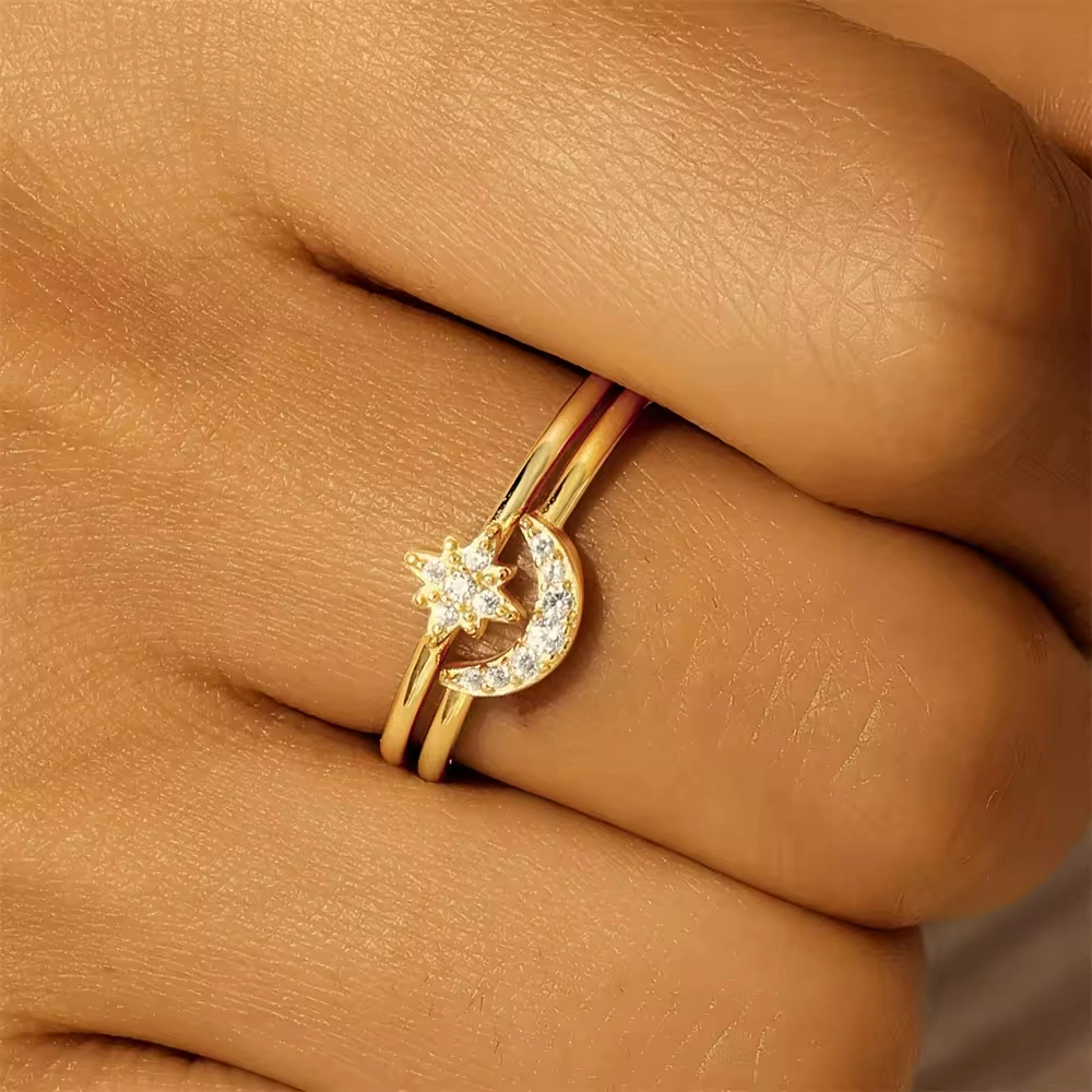 RF0019-cubic-zirconia-paved-moon-star-double-layered-ring-for-couple-Wholesale-Jewelry-Suppliers-Atjuly-Jewelry