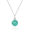 NF0022-wholesale-s925-sterling-silver-turquoise-ball-pendant-necklace-with-cubic-zirconia-in-bulk-Wholesale-Jewelry-Suppliers-Atjuly-Jewelry