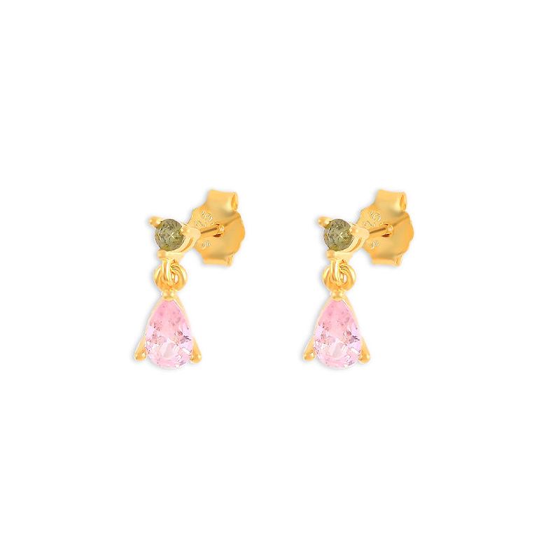 EF0011-pink-crystal-earrings-wholesale-water-drop-cz-zircon-stud-earrings-factory-925-sterling-silver-Wholesale-Jewelry-Suppliers-Atjuly-Jewelry