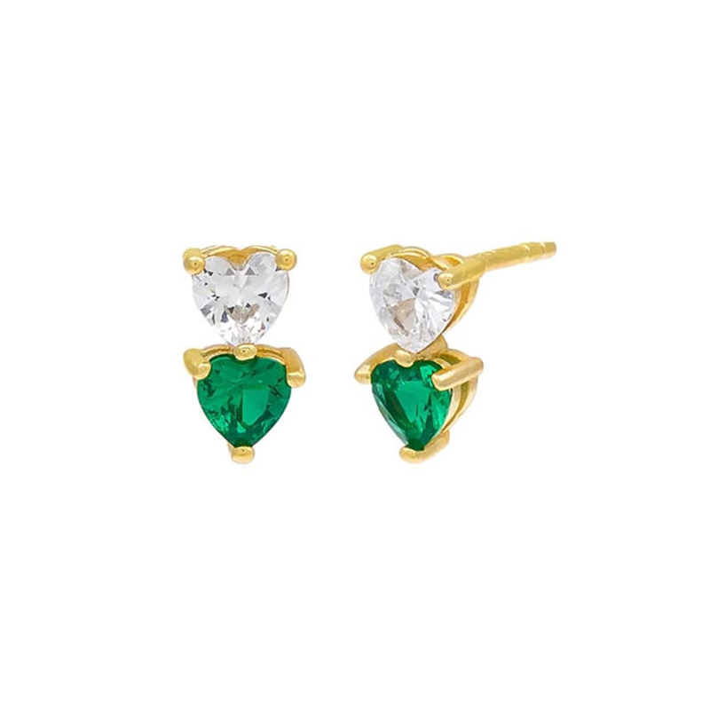 EF0013-heart-earrings-wholesale-drop-stud-green-white-zircon-vendors-cz-925-sterling-silver-Wholesale-Jewelry-Suppliers-Atjuly-Jewelry