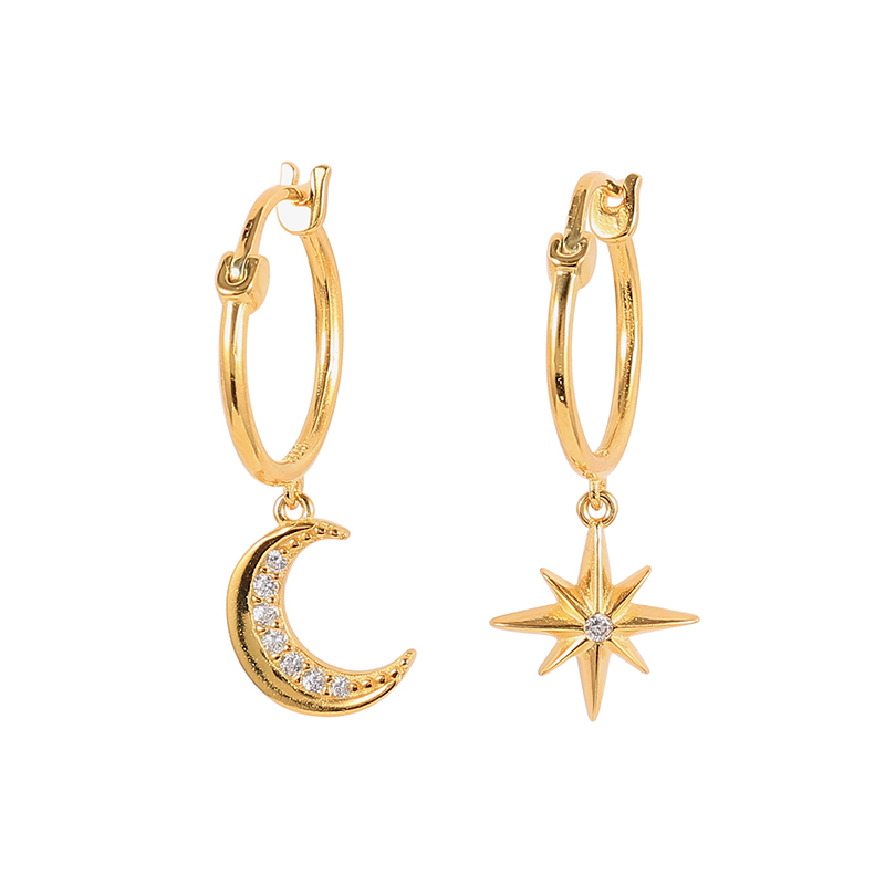 EF0043-custom-moon-star-huggie-hoop-earrings-18k-gold-plated-cz-zircon-dangle-earings-manufacturer-Wholesale-Jewelry-Suppliers-Atjuly-Jewelry