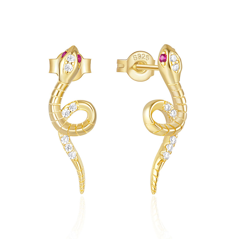 EF0055-snake-hoop-earrings-wholesale-925-sterling-silver-18k-gold-plated-snake-stud-earrings-Wholesale-Jewelry-Suppliers-Atjuly-Jewelry