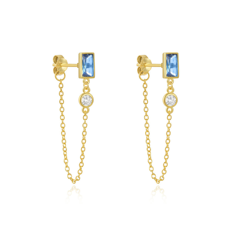 EF0125-blue-zircon-earrings-manufacturers-square-long-tassel-18k-gold-plated-stud-earrings-customized-Wholesale-Jewelry-Suppliers-Atjuly-Jewelry